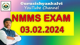 NMMS EXAMINATION20232024NMMS NOTIFICATIONHOW TO APPLY NMMS EXAMGURUSISHYANKALVI YOUTUBECHANNEL [upl. by Akinwahs]