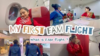 My First Fam Flight  Cabin Crew  Air India cabincrew airhostess flightattendant stewardess [upl. by Gonick]