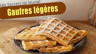 Recette de gaufres aériennes à la levure fraîche [upl. by Desi241]