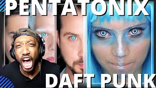 Daft Punk Pentatonix Official Video  Reaction [upl. by Ainirtak322]