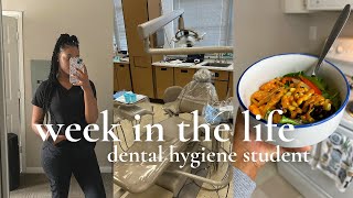 VLOG  WEEK IN MY LIFE AS A DENTAL HYGIENE STUDENT 🦷👩🏾‍⚕️ MY PATIENTS LOVE ME BIRTHDAY DINNER [upl. by Neehsuan]