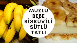 Muzlu Bebe Bisküvili Sütlü Tatlı Tarifi [upl. by Eltsyek]