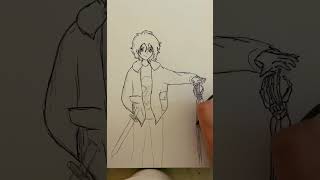 Drawing PJORiordanverse Characters Pt 3 nicodiangelo percyjacksonandtheolympians art [upl. by Haramat]