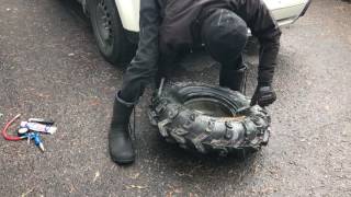 Unmount and mount an atv tire on rims in 20 minutes [upl. by Danella111]