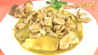 POLLO AI FUNGHI PORCINI Leggero e saporito • Ricetta di Pakitopiccante [upl. by Alicirp686]