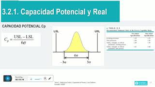 Capacidad de proceso Cp y Cpk [upl. by Flosi]