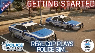 REAL COP PLAYS POLICE SIMULATOR  Police Simulator Patrol Officers  Episode 1 [upl. by Zaria830]