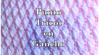 Como tejer punto fácil y rápido en crochet o ganchillo Puntadas nuevas a crochet 158 [upl. by Goeger]