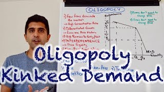 Y2 23 Oligopoly  Kinked Demand Curve [upl. by Pronty388]