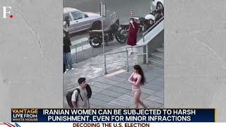 iran arrested women who stripped while was protesting against abusive hijab policy [upl. by Evets]