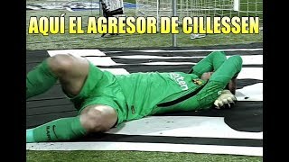 Espanyol vs Barça  Aquí el AGRESOR de Cillessen 17012018 [upl. by Swagerty]