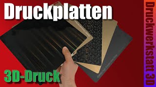 3D Druckplatten  von Holographisch bis Smooth PEI [upl. by Htenek642]