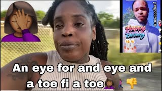 An eye for an eye I guess this is it🚶🏾‍♀️❌👋support shortvideo wickedness familylife disgusting [upl. by Cowen283]