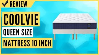 Coolvie Queen Size Mattress 10 Inch Review [upl. by Llerreg]