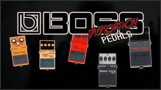 Boss Distortion Pedals Comparison  by Nick Percev [upl. by Sorcim524]