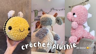 crochet a plushie with me  tiktok compilation🧶 [upl. by Barbra]