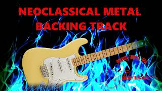 Yngwie Malmsteen Style Neoclassical Metal Backing Track in Ab minor [upl. by Eenyaj]