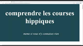 comprendre les courses hippiques [upl. by Avi181]