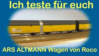 ARS ALTMANN Autotransportwagen von Roco im Test [upl. by Nosyarg]