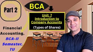 Equity and Preference Shares  Types of Shares Introduction to Company Accounts FA BCAII SemTU [upl. by Boles]