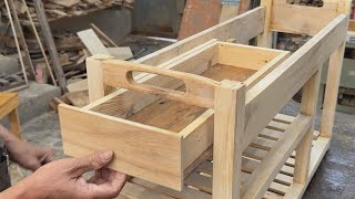 DIY Ideas From Pallet Wood  How To Make A Shoe Rack With A Modern Design To Keep Up With The Trend [upl. by Ekalb]