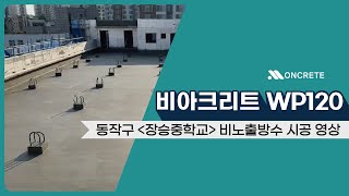 동작구 장승중학교 WP120 비노출방수 시공현장 [upl. by Hy]