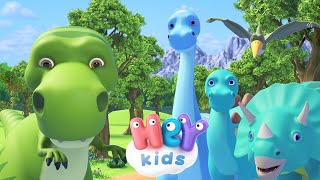 Här kommer dinosaurierna 🦕 Dinosaurier tecknade filmer  HeyKids Svenska [upl. by Coady]