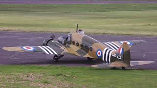 Avro Anson GVROE at Leicester [upl. by Ebneter]