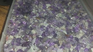 ASMR amethyst pebbles [upl. by Masao]