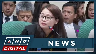 Exmayor Guo faces Senate after fleeing PH  ANC [upl. by Llenil]