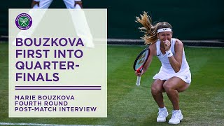 Bouzkova Becomes First QuarterFinalist  Wimbledon 2022 [upl. by Needan]