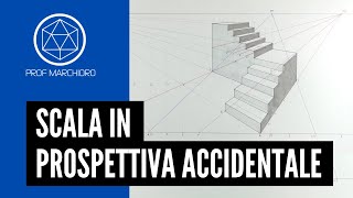 PROSPETTIVA ACCIDENTALE DI UNA SCALA [upl. by Kealey]