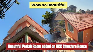 Stunning Prefab Room on RCC Structure  Affordable amp Lightweight Home Extension Ideas PrefabRoom [upl. by Bigelow289]