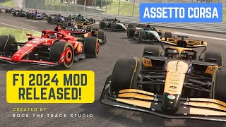 Assetto Corsa RTT F1 2024 Mod Released [upl. by Razaile]