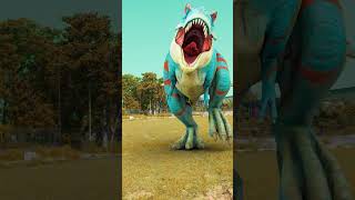 TRex Dinosaur Chase In Jurassic World [upl. by Aneeh]