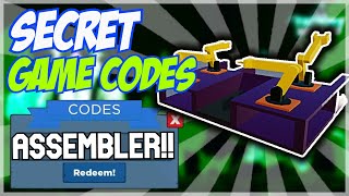 2022 🏭 Roblox Factory Simulator Codes 🏭 ALL NEW FURNITURE CODES [upl. by Marie]