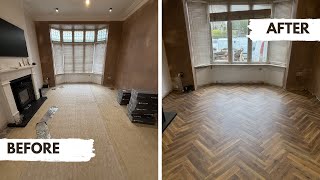 How to Install Herringbone Laminate Flooring StepbyStep Guide [upl. by Levitt247]