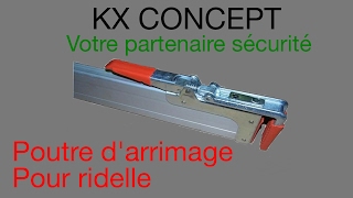 KX CONCEPT  Poutre dArrimage pour ridelles  Barre à pinces pour ridelles [upl. by Anum]