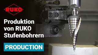 Produktion von RUKO Stufenbohrern [upl. by Schurman]