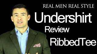 RibbedTee Mens Undershirt Review  Real Men Real Style [upl. by Anaicilef17]