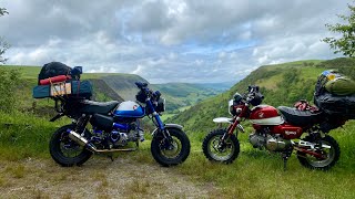 HONDA MONKEY UK TOUR Day 1  Snowdonia Wales 🏴󠁧󠁢󠁷󠁬󠁳󠁿 [upl. by Sackville966]