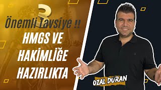 HMGS ve HAKİMLİĞE HAZIRLIKTA 3 Önemli Tavsiye ‼️ [upl. by Naziaf]