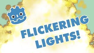 Make Flickering Fire Lighting in Godot [upl. by Aicilak225]