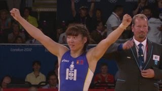 Womens Freestyle 63kg Bronze Medal Finals  London 2012 Olympics [upl. by Erdnassac516]