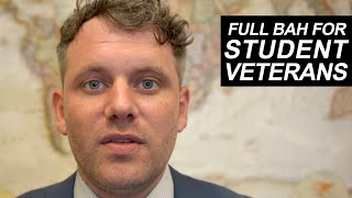 Full BAH Benefits for Student Veterans in Online Programs [upl. by Kramlich]