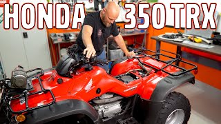 Starter Clicks But No Start  Hit it with a hammer  2004 Honda 350 TRX ATV [upl. by Yecaw]