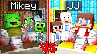 JJs Family RICH vs Mikeys Family POOR Surgery Battle in Minecraft  Maizen [upl. by Cence]