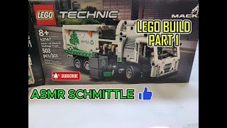 LEGO BUILD MACK GARBAGE TRUCK ASMR SCHMITTLE PART 1 [upl. by Calle508]