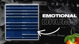 How to Make Drums for Emotional Beats [upl. by Aticilef]