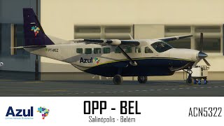 Brasil Salinópolis  Belém  Cessna 208 Caravan  Azul Conecta 5322 [upl. by Beichner]